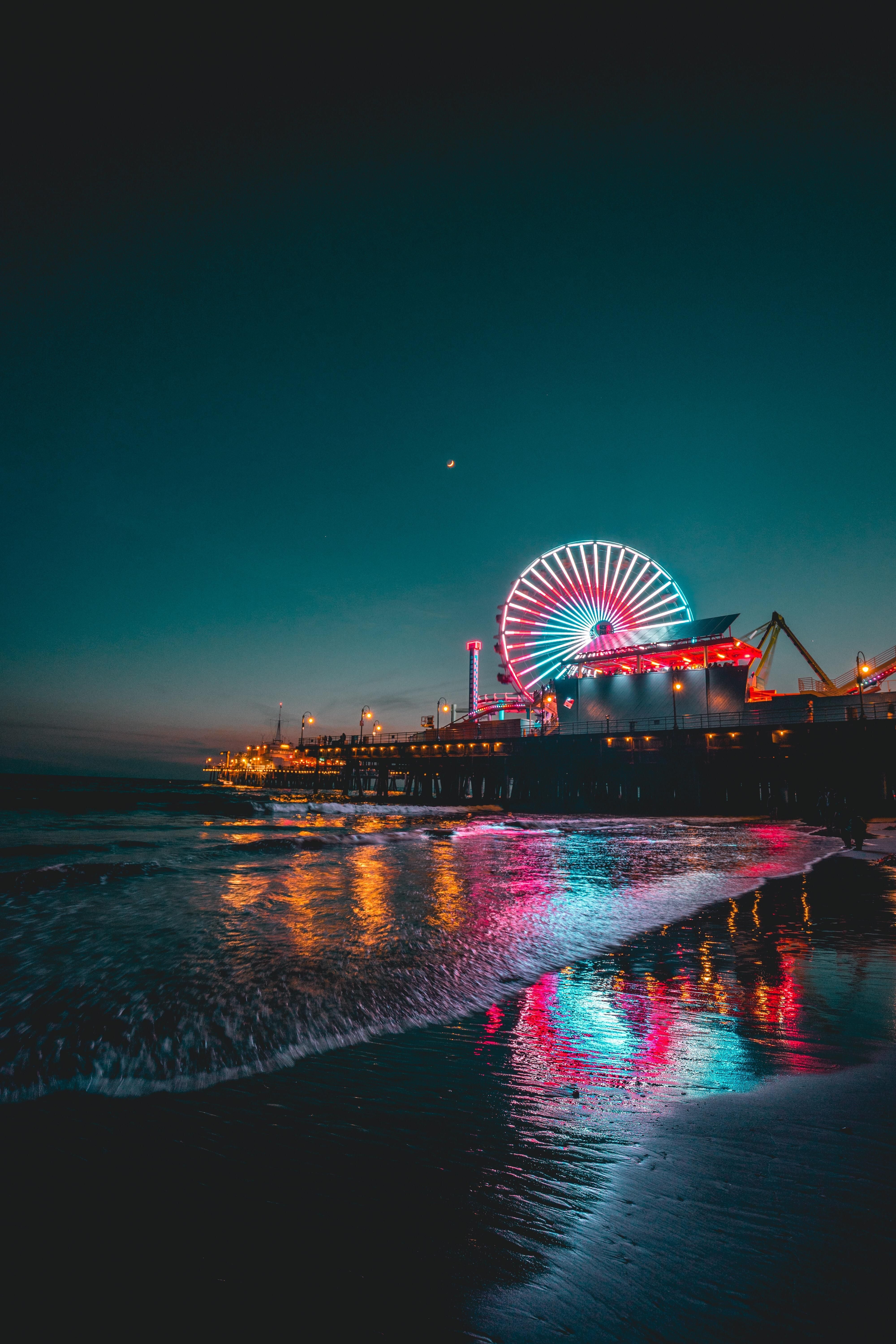 Santa Monica, California, USA. Color of life, Travel photography