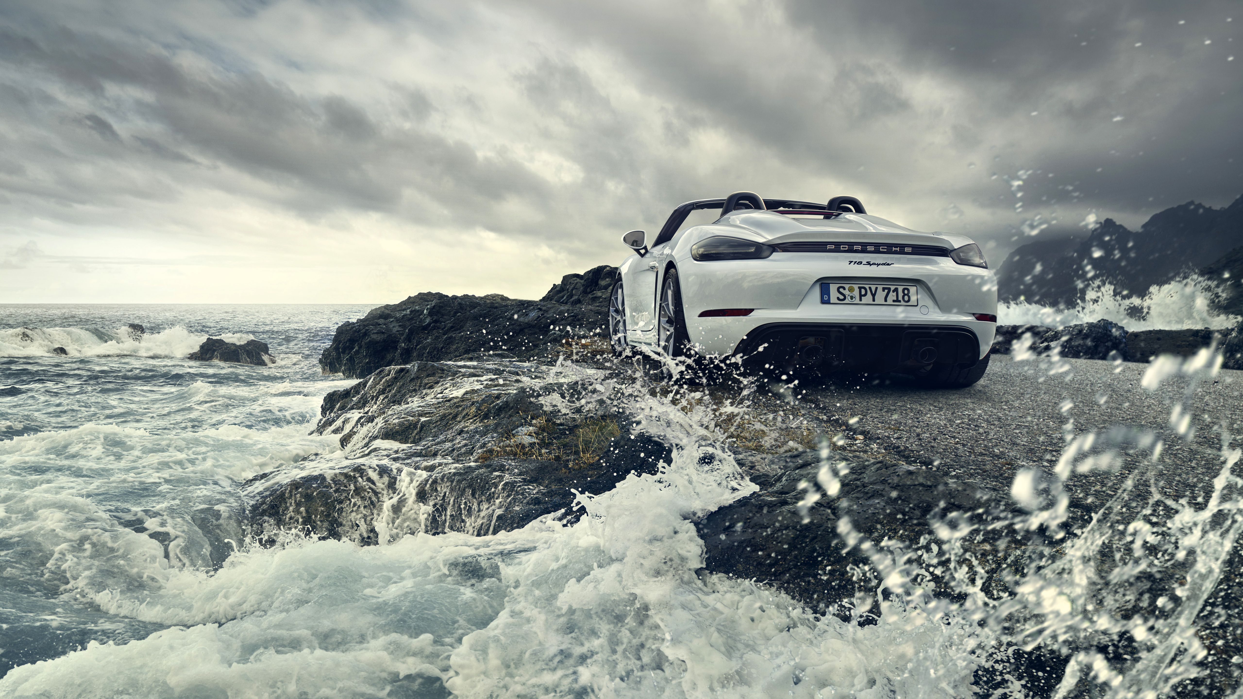 Porsche 718 Spyder 2019 4K 2 Wallpaper. HD Car Wallpaper