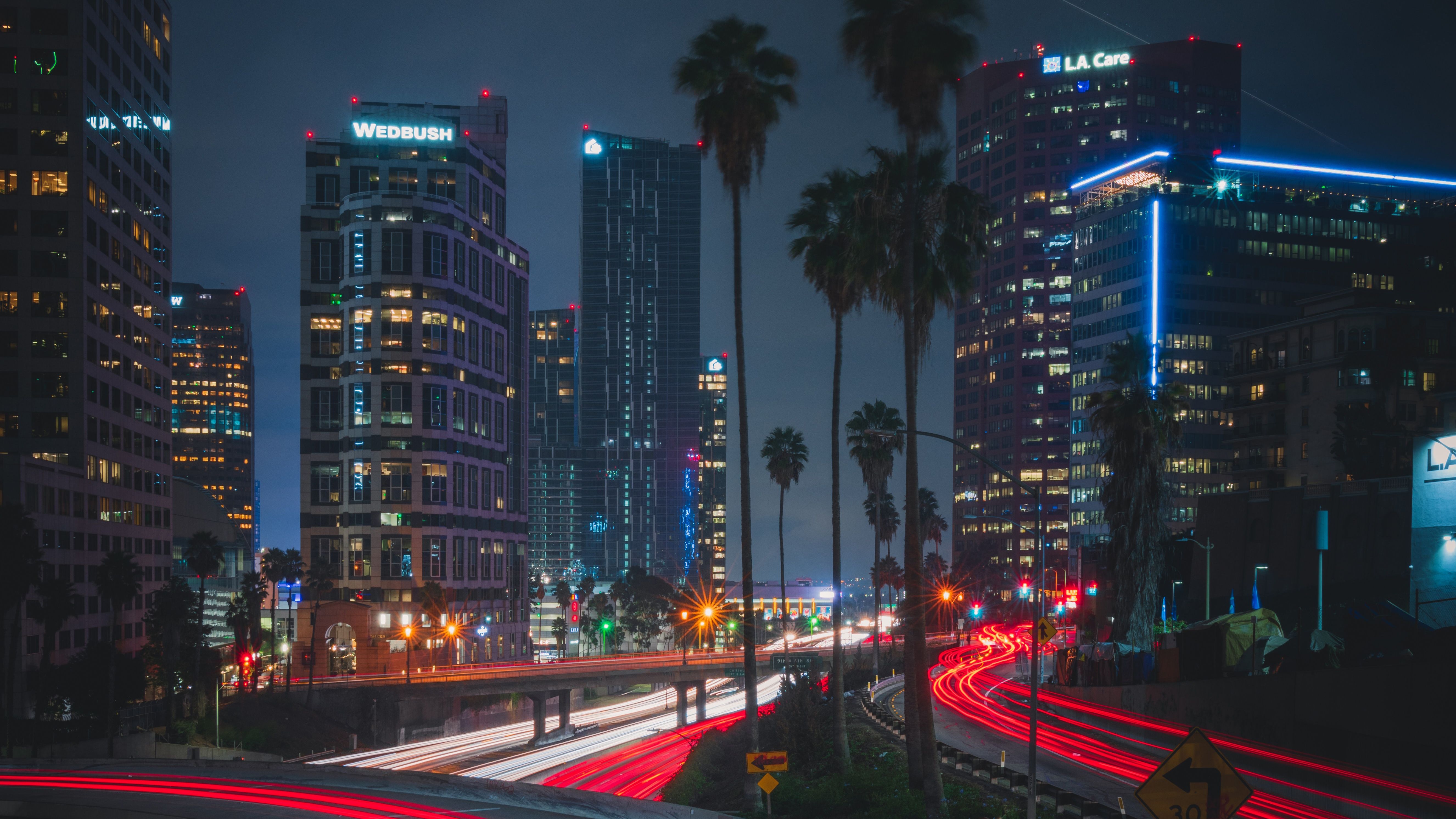 Road Timelapse Night 5k 1366x768 Resolution HD 4k Wallpaper, Image, Background, Photo and Picture