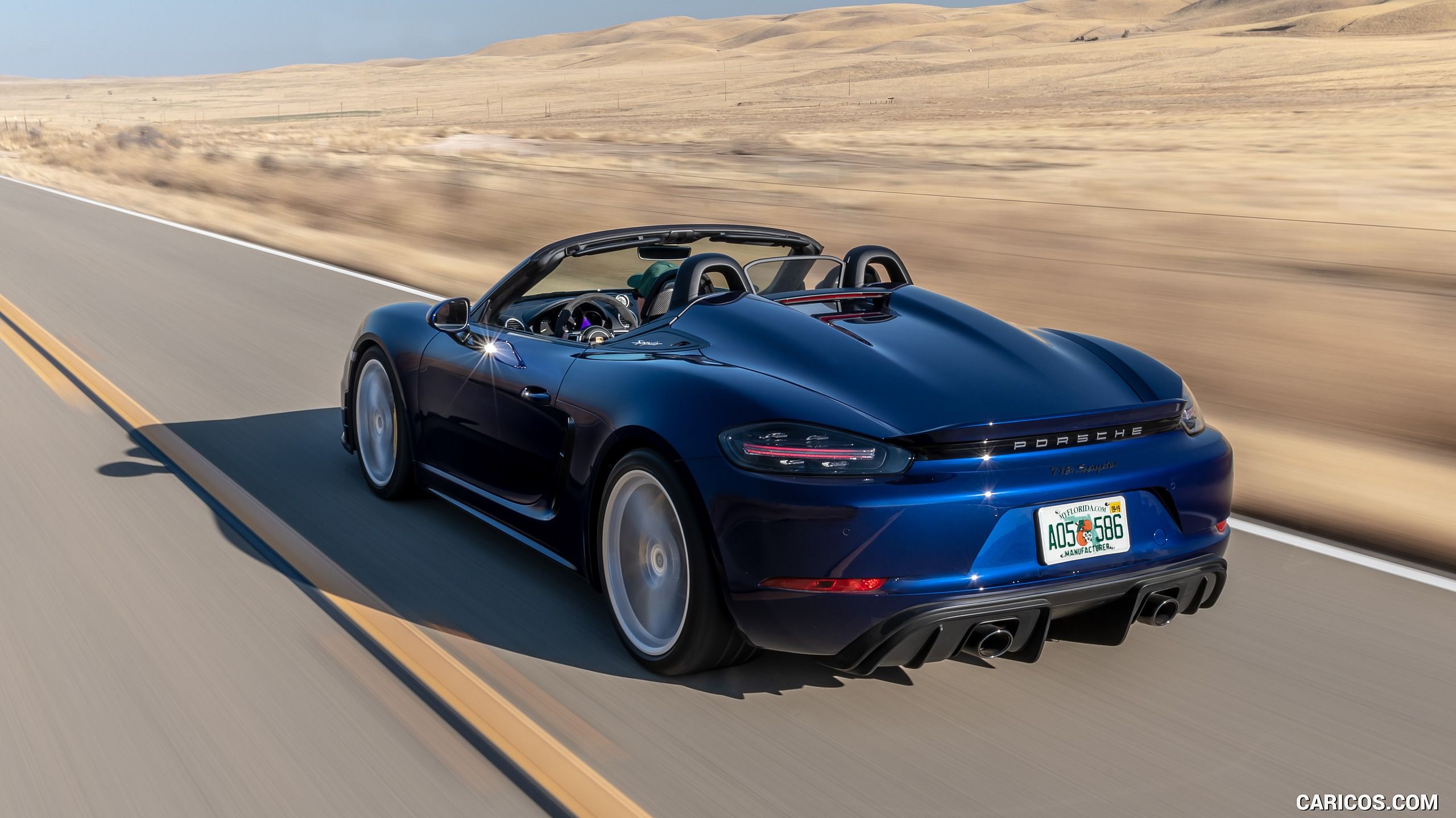 Porsche 718 Spyder Three Quarter. HD Wallpaper