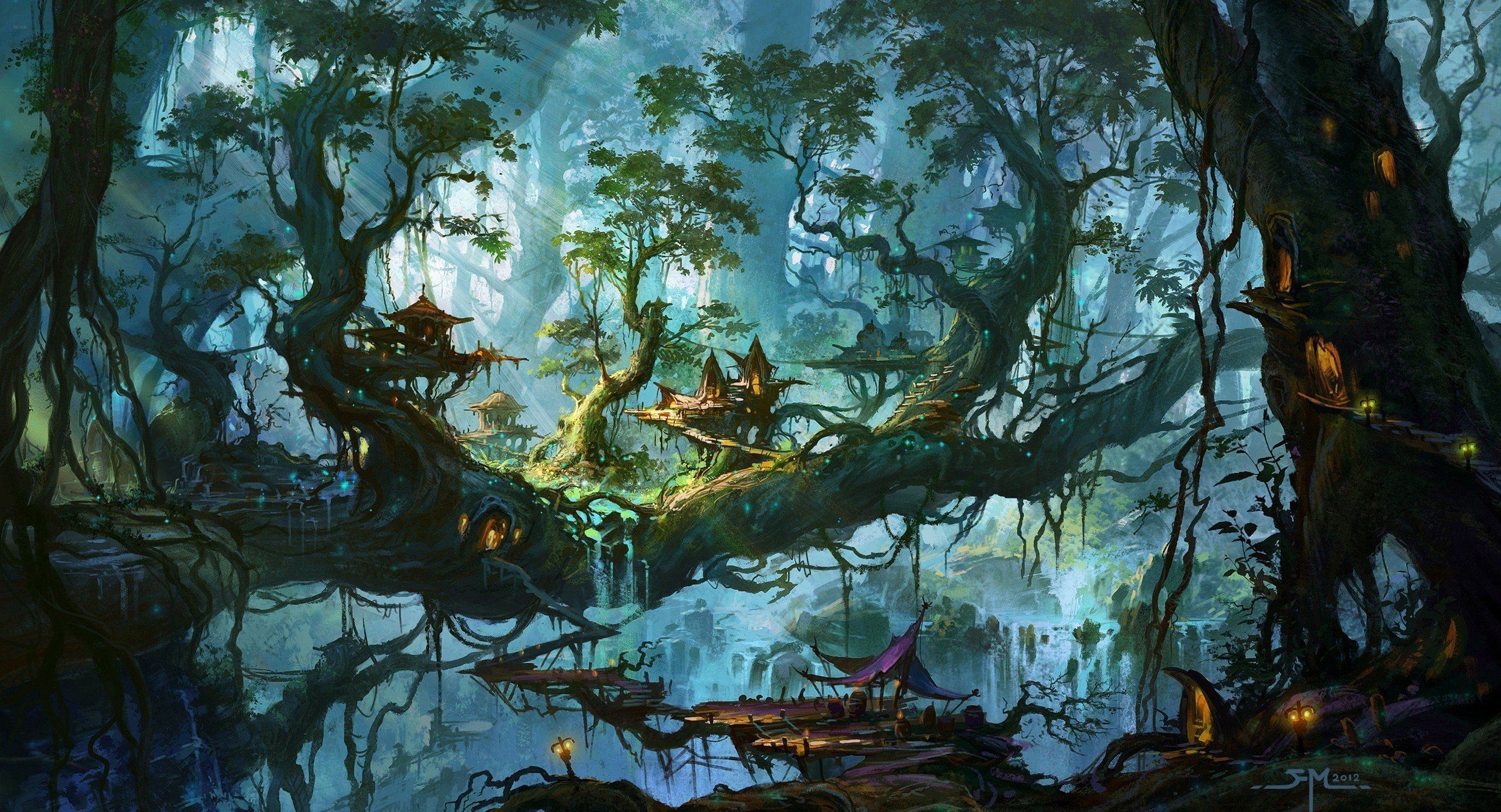 Fantasy Forest Phone Wallpaper