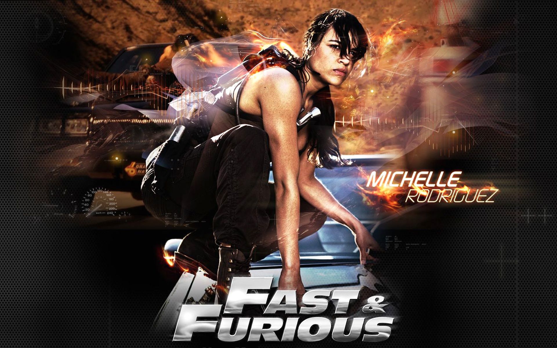 Fast And Furious 6 Michelle Rodriguez Wallpaper