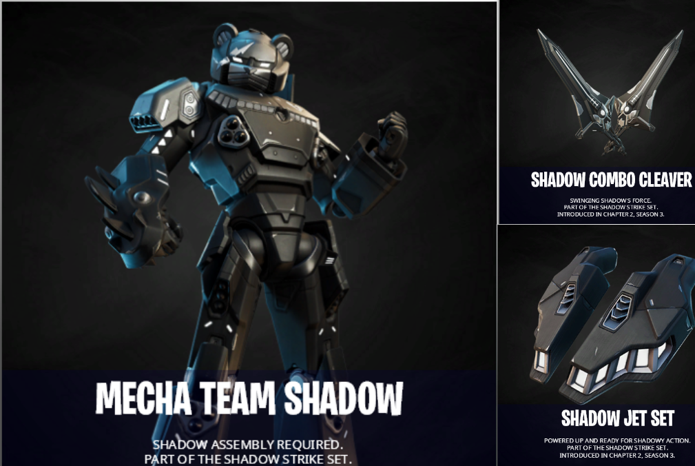 Mecha Team Shadow Fortnite wallpaper