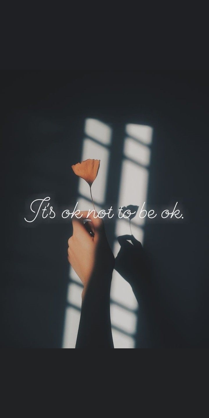 im not ok but it's ok. Love quotes wallpaper, Wallpaper iphone