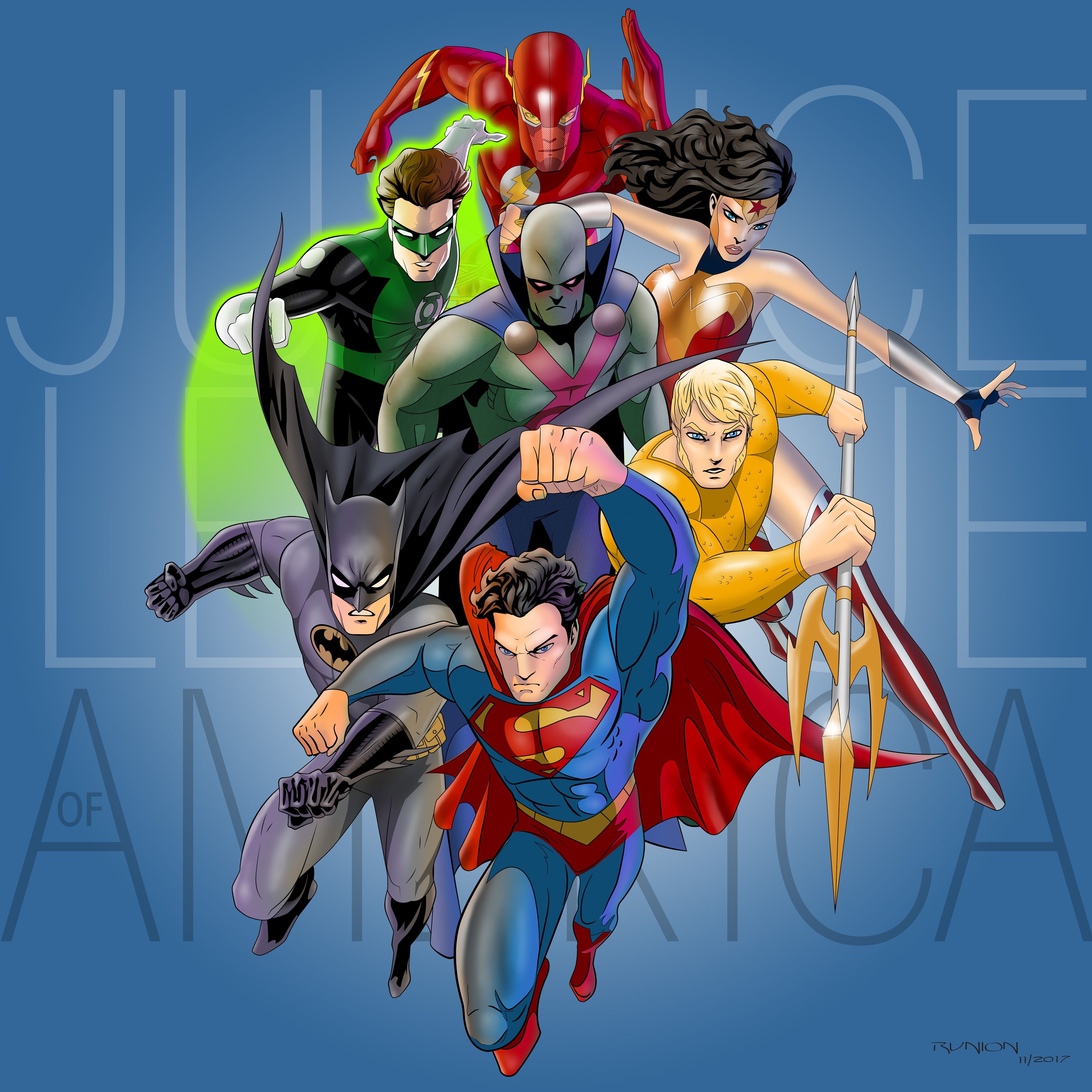 Justice League Art 4k, HD Superheroes, 4k Wallpaper, Image