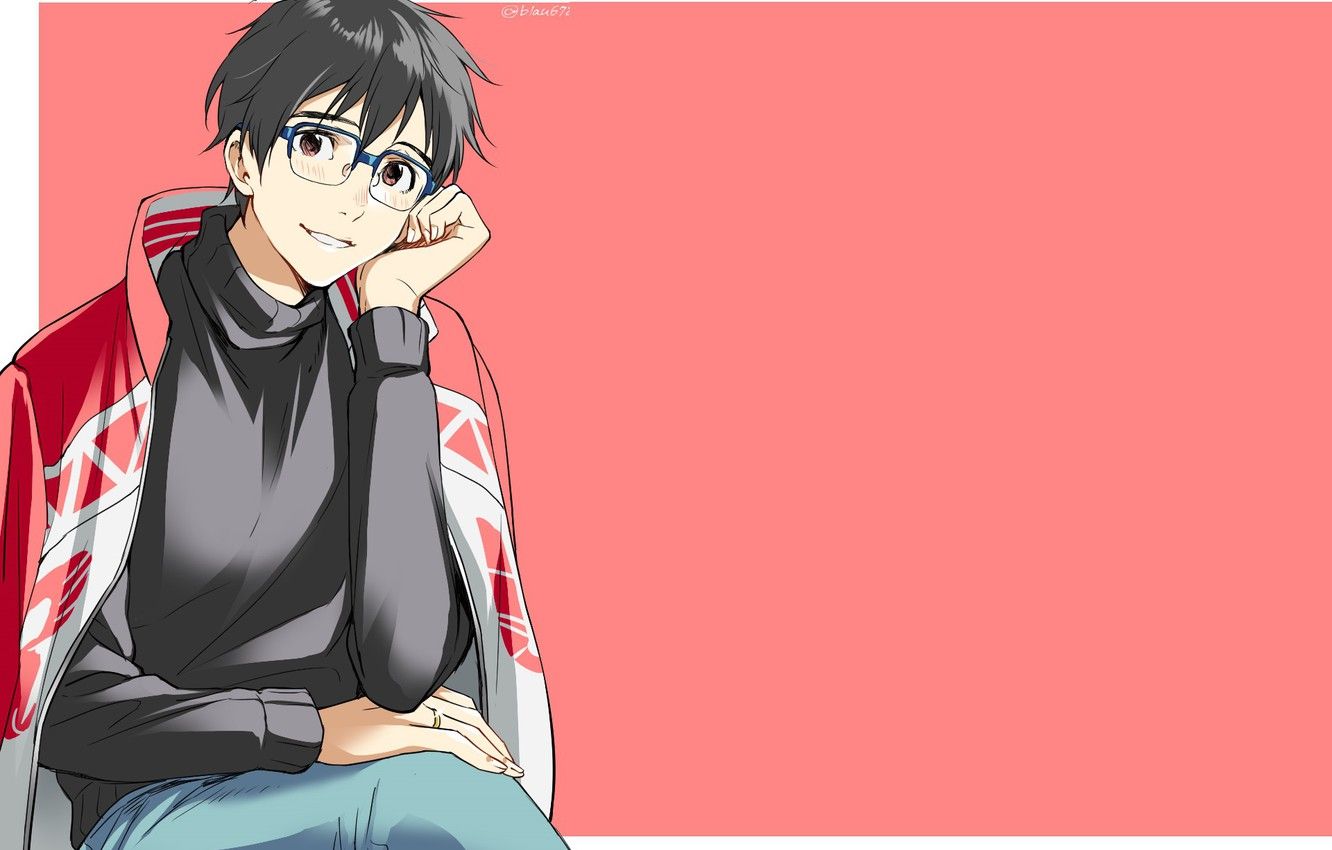 Wallpaper anime, art, Yuri on Ice, Yuri on the ice, Yuri Katsuki