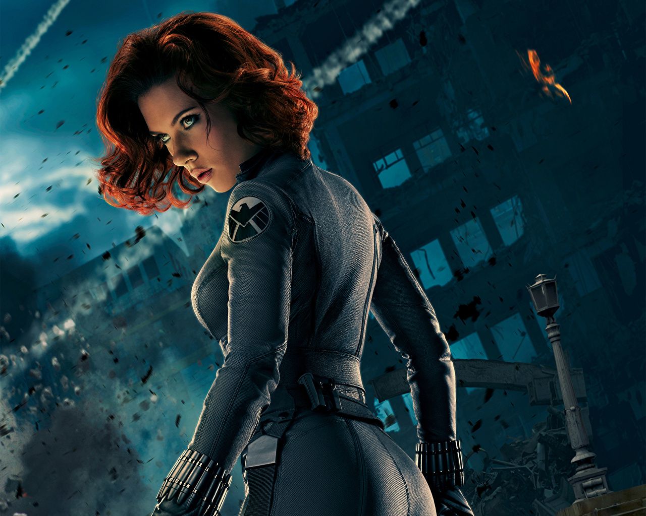 image The Avengers (2012 film) Scarlett Johansson Redhead girl
