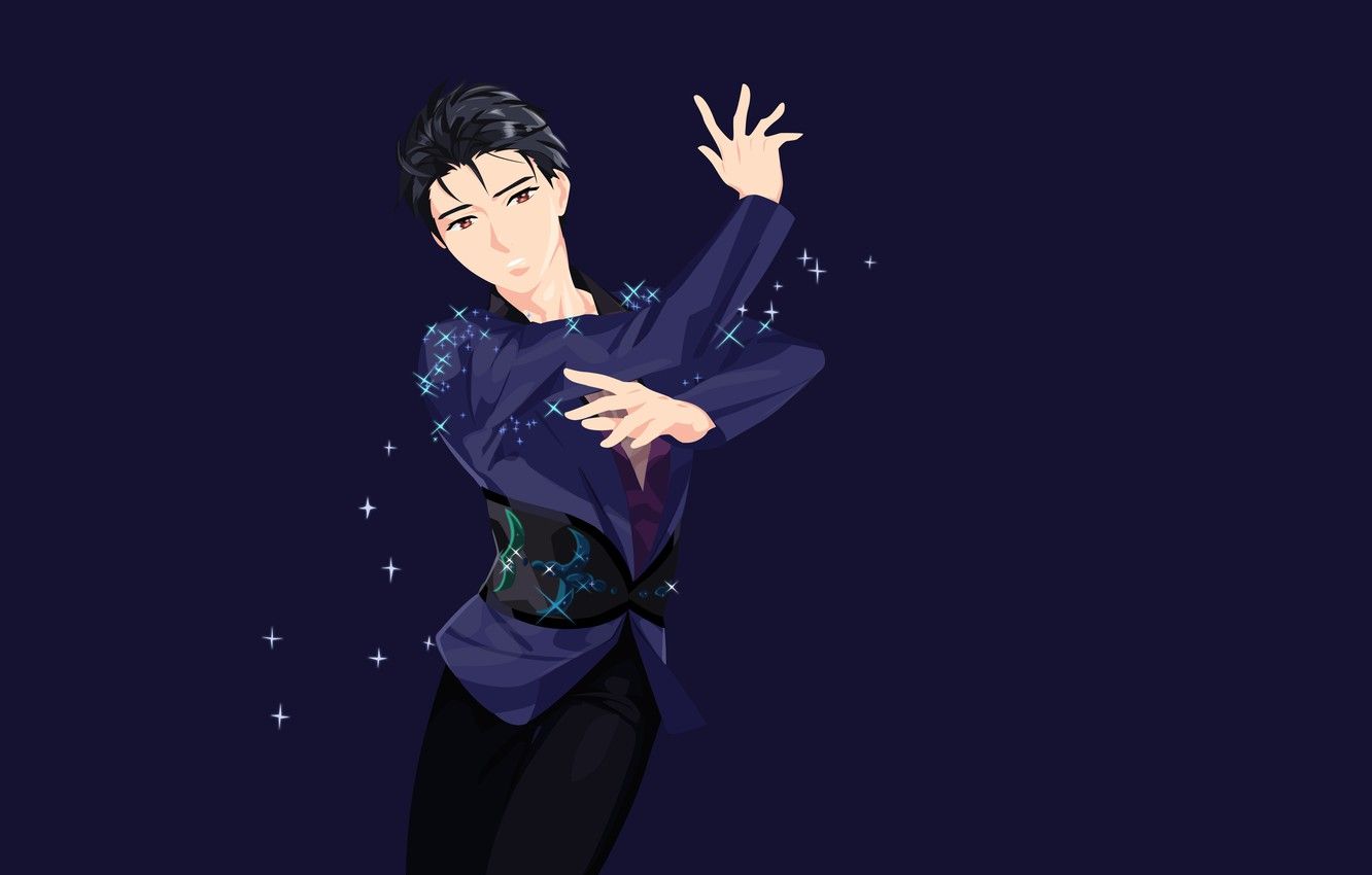 Wallpaper stars, guy, Yuri on the ice, Yuri Katsuki, Yuri On Ice