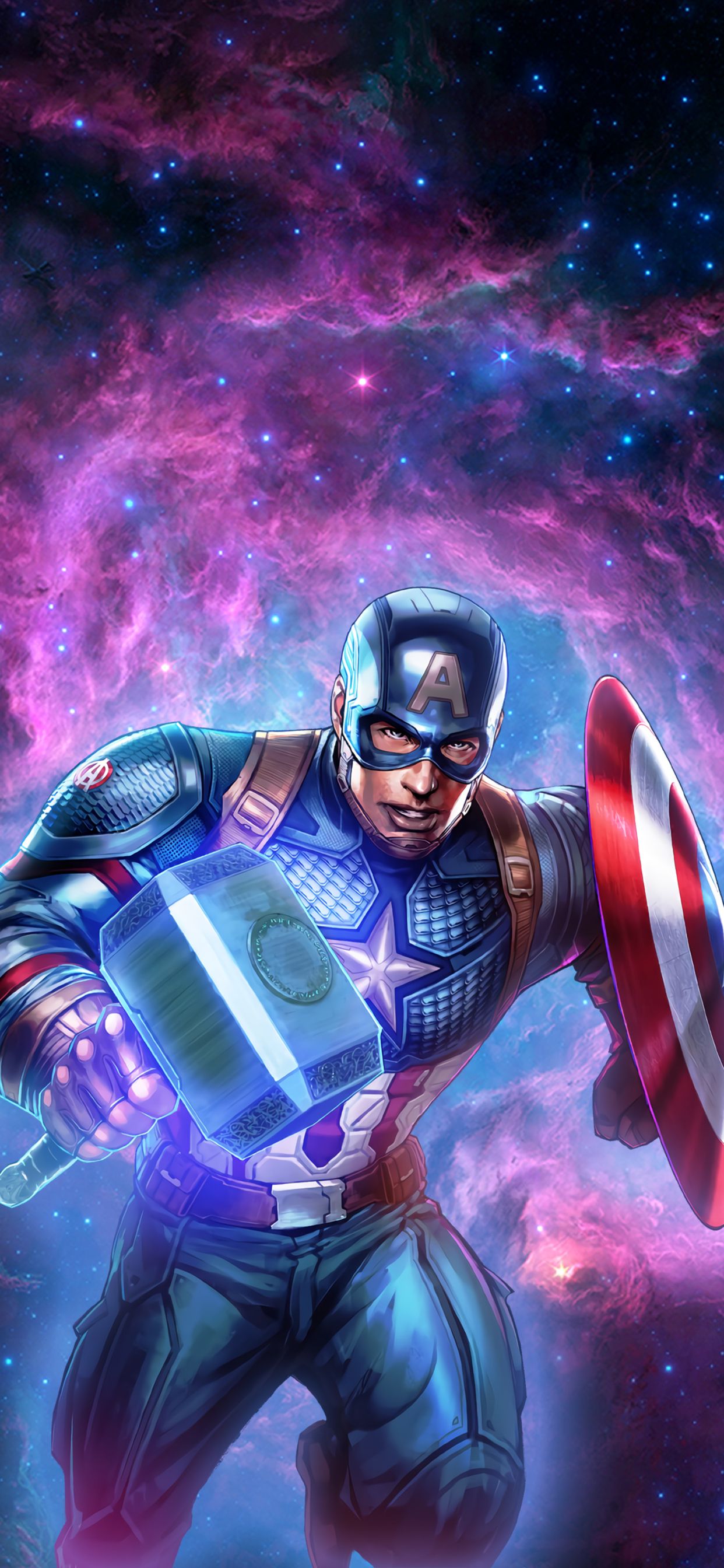 Captain America Shield And Hammer iPhone XS MAX HD 4k