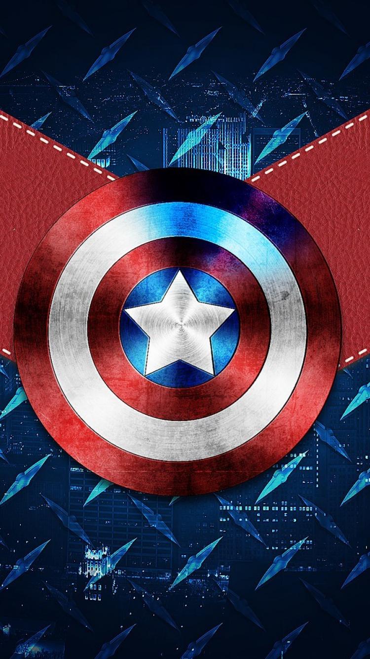 Zendha: Captain America Shield Wallpaper HD