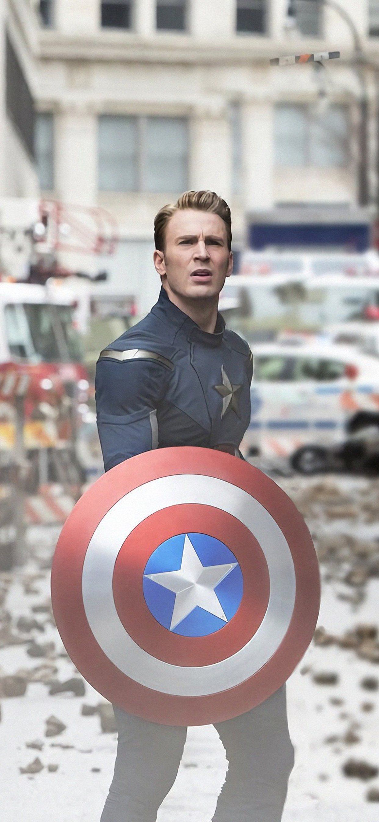 captain america tony stark antman in avengers endg. iPhone X