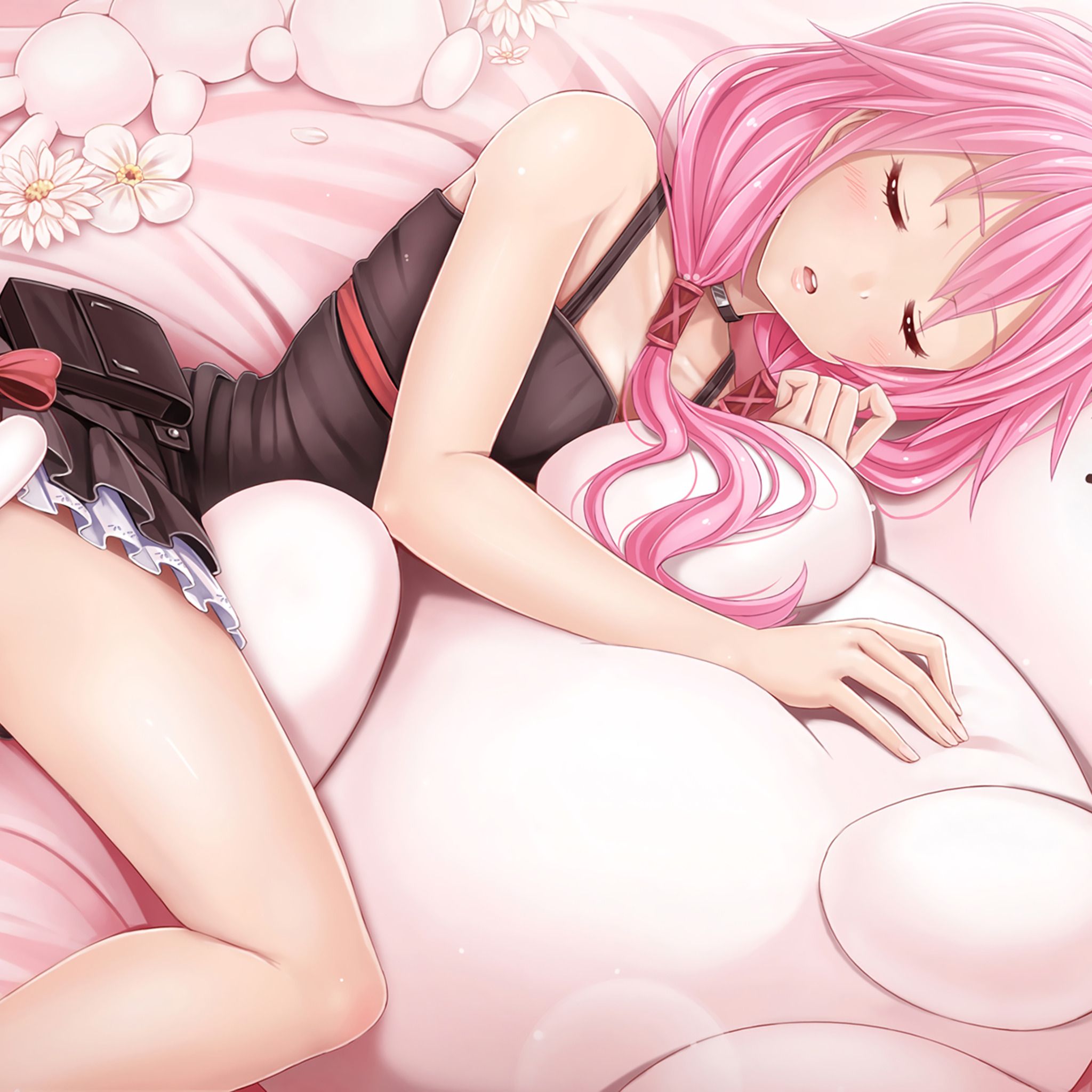 Anime Girl Sleeping iPad Air HD 4k Wallpaper, Image
