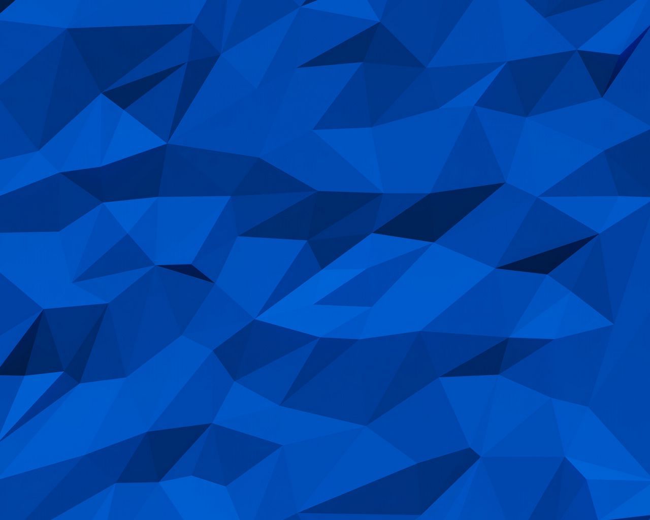 Dark Blue Polygon Wallpaper 4K