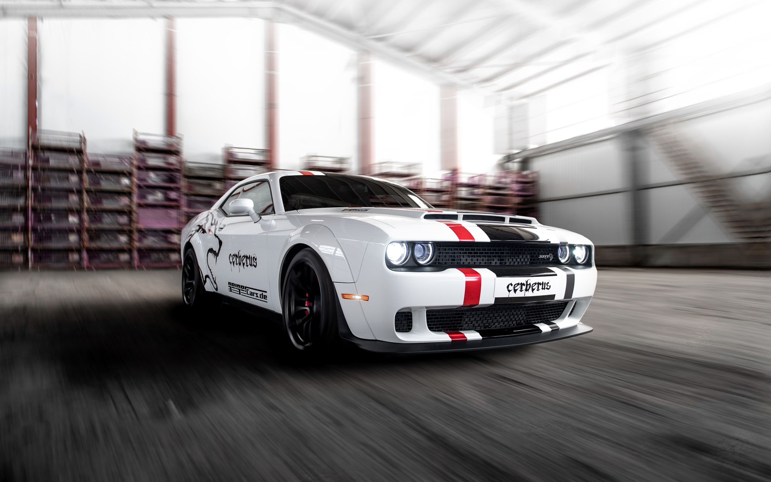 Dodge Challenger SRT Hellcat Sport Car, 2019 Desktop wallpaper