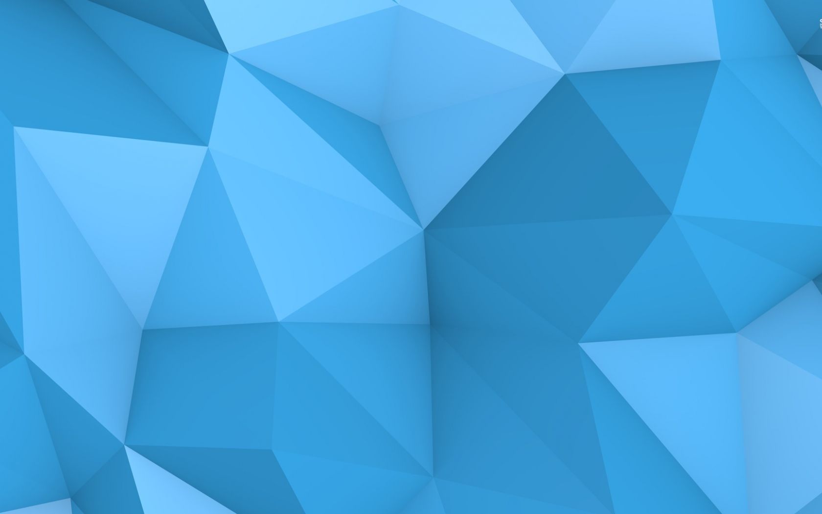 Dark Blue Polygon Wallpaper 4K