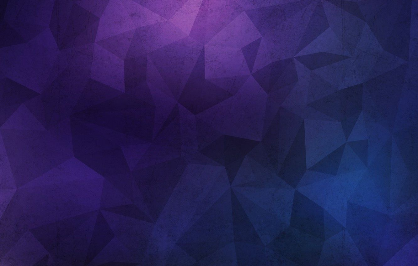 Wallpaper wall, texture, blue, background, grunge, violet, polygon