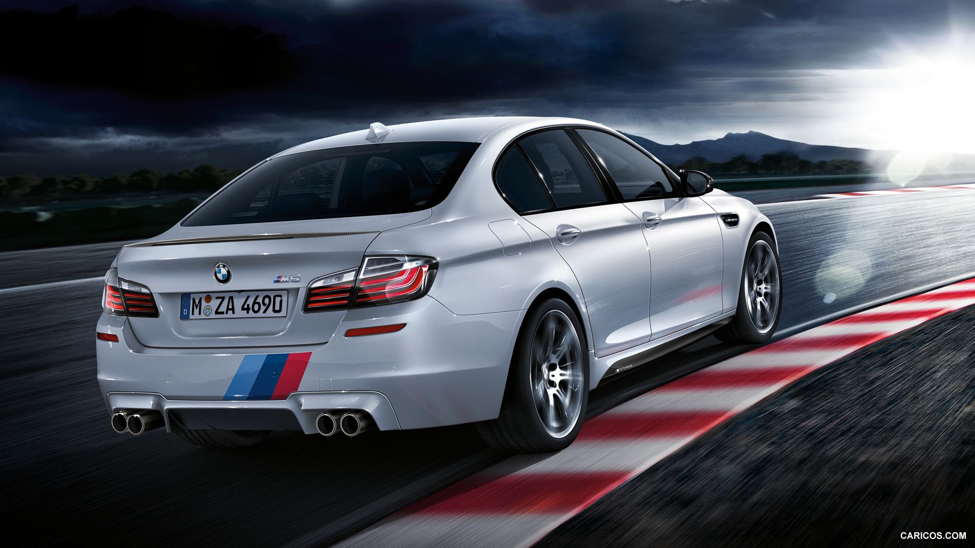 BMW M5 with M Performance Parts. HD Wallpaper