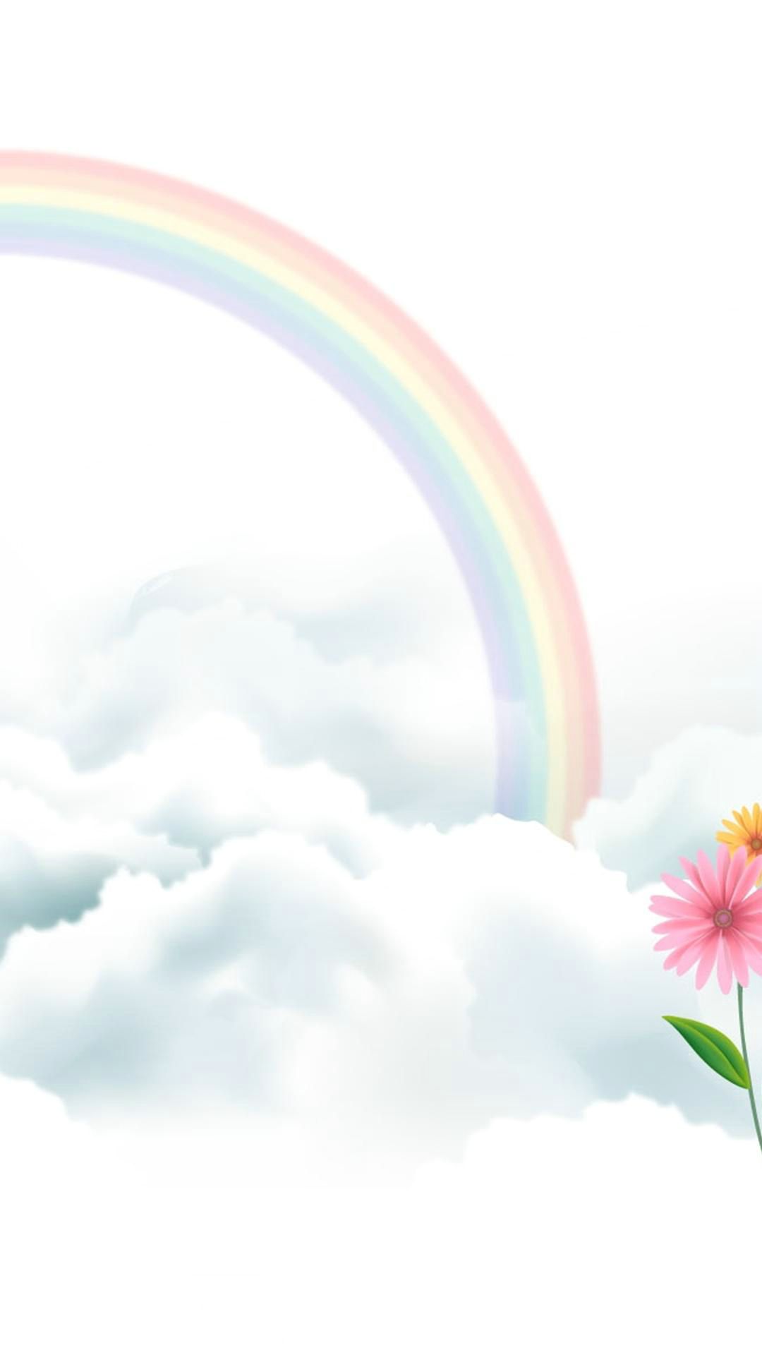 Nice Rainbow Clouds Wallpaper HD