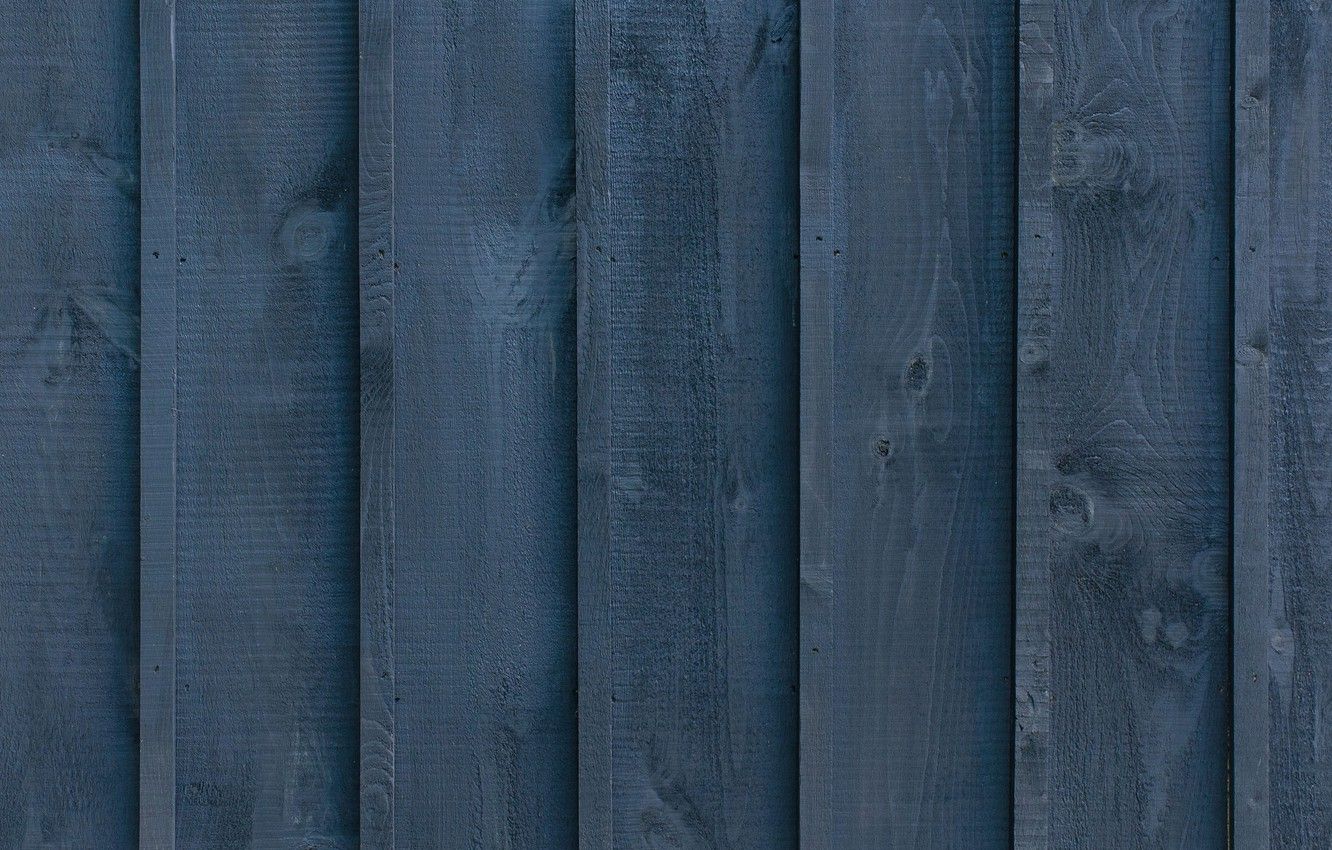 Wallpaper blue, fence, textures, wooden, gray, surface, 4k ultra