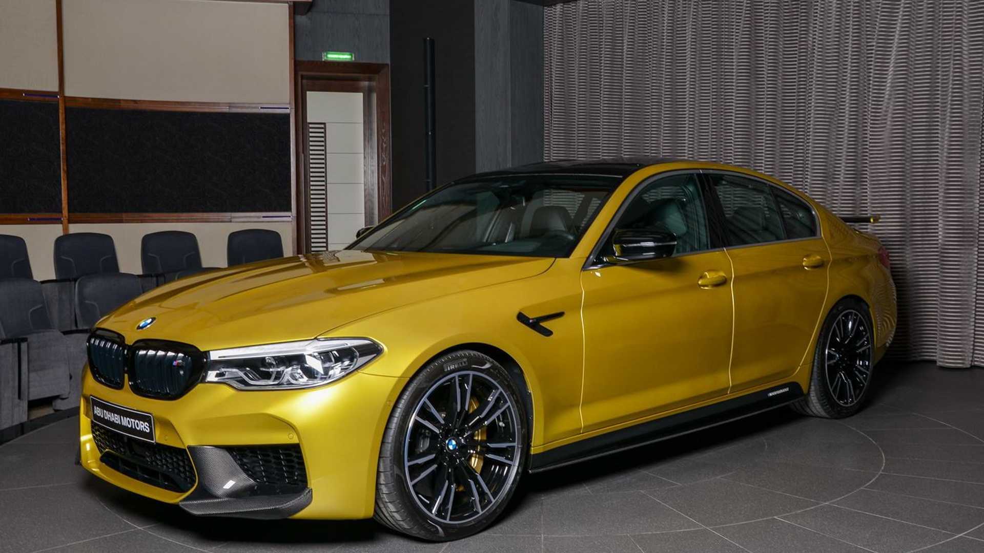 First Austin Yellow BMW M5 Competition Has Plenty of Carbon Fiber