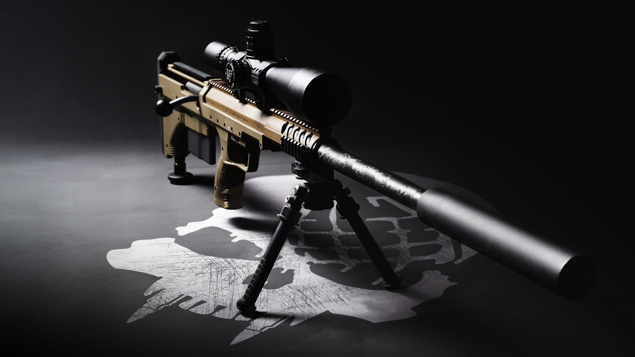 Free download Gallery For gt Sniper Rifle With Silencer Wallpaper