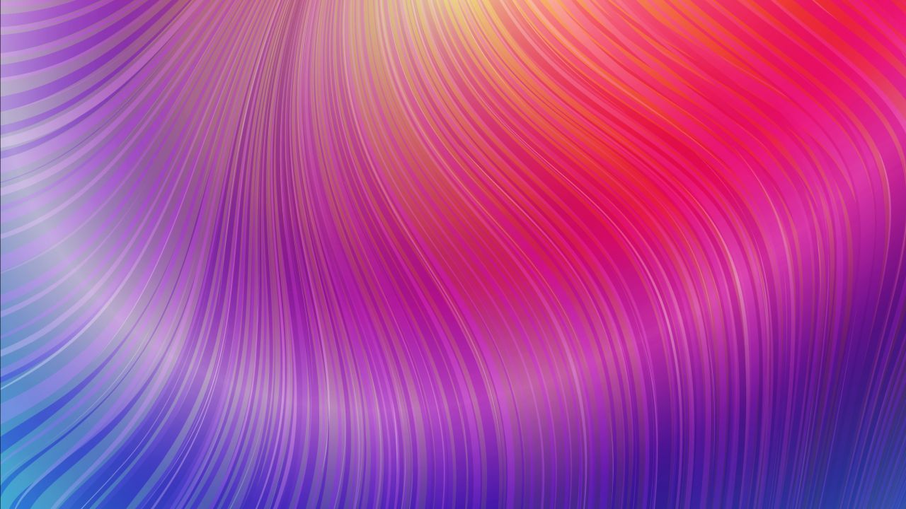 Wallpaper Waves, Rays, Multi color, Colorful, HD, Abstract