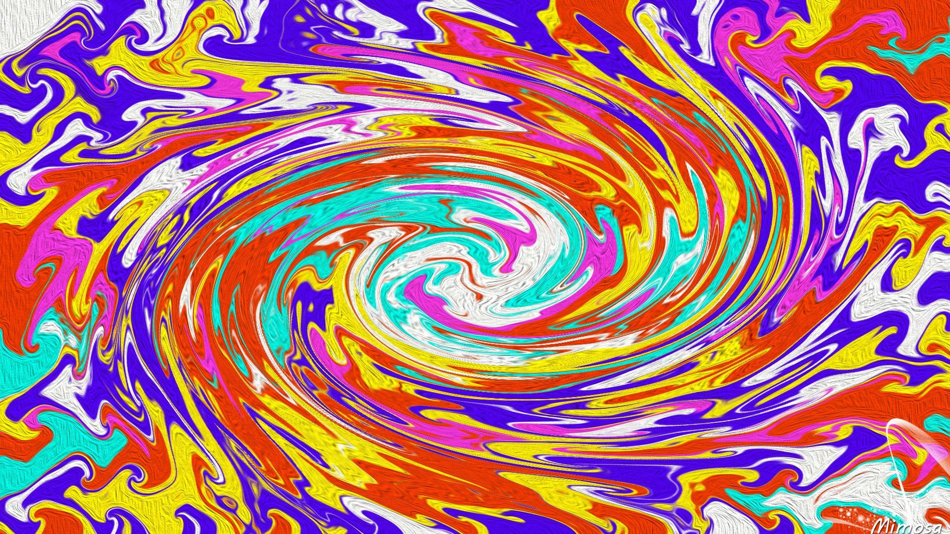 Pink And Yellow Abstract Swirl HD Wallpapers - Wallpaper Cave