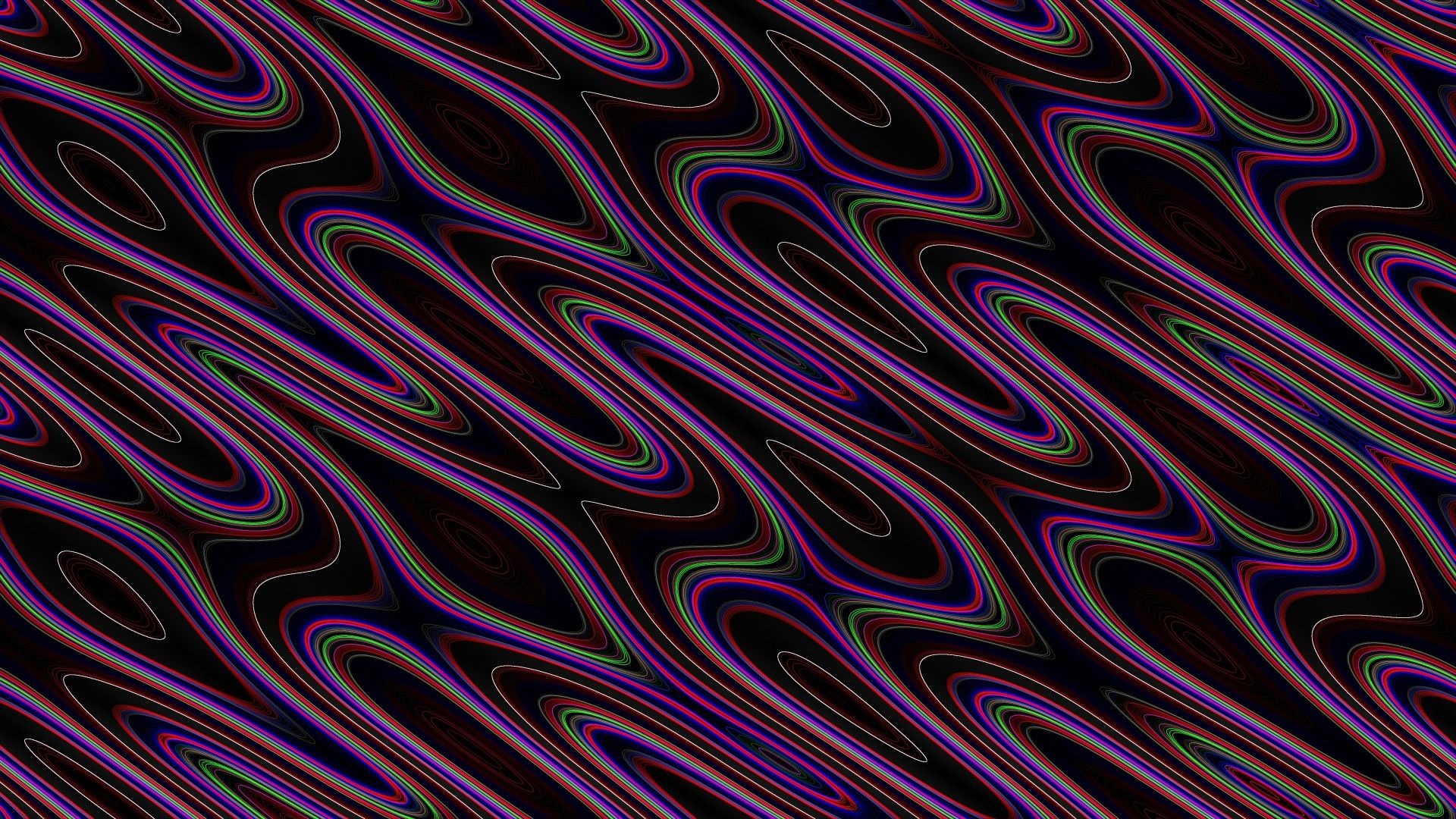 Black Multi Color Wave Abstract Free Domain