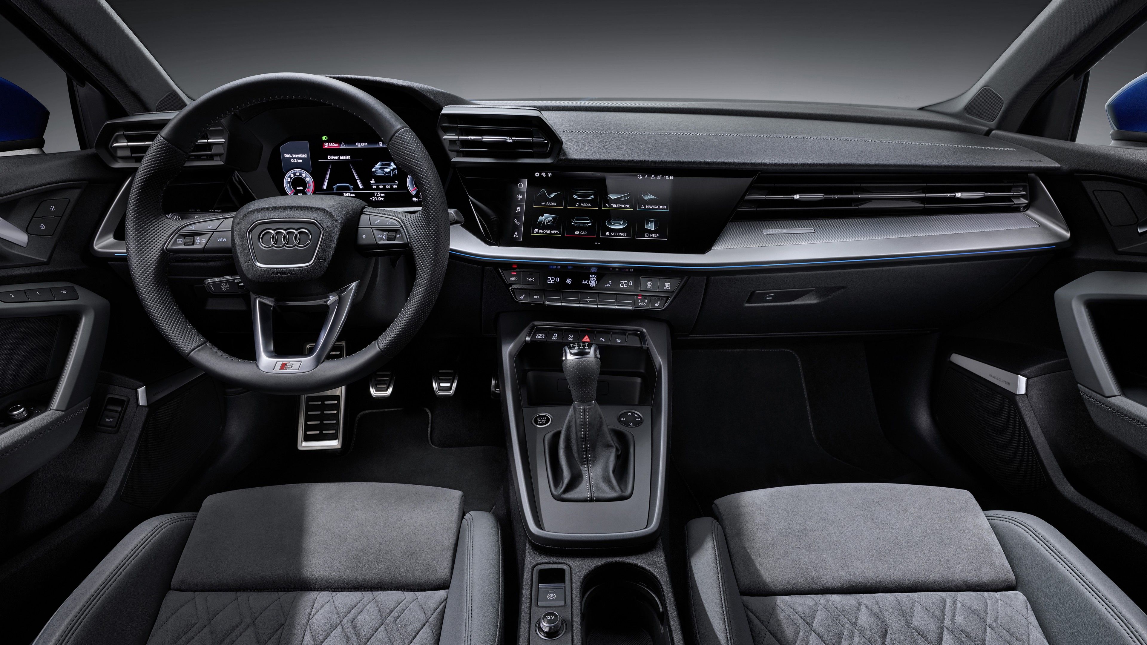 Audi A3 Sportback 35 TFSI 2020 4K Interior Wallpaper. HD Car Wallpaper