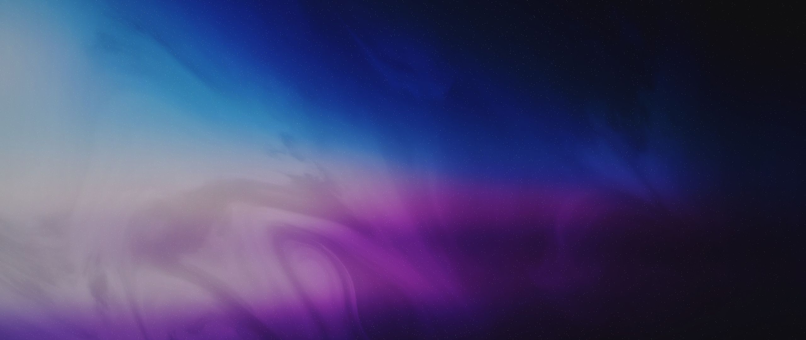 Download 2560x1080 wallpaper dust, colorful, blue and purple