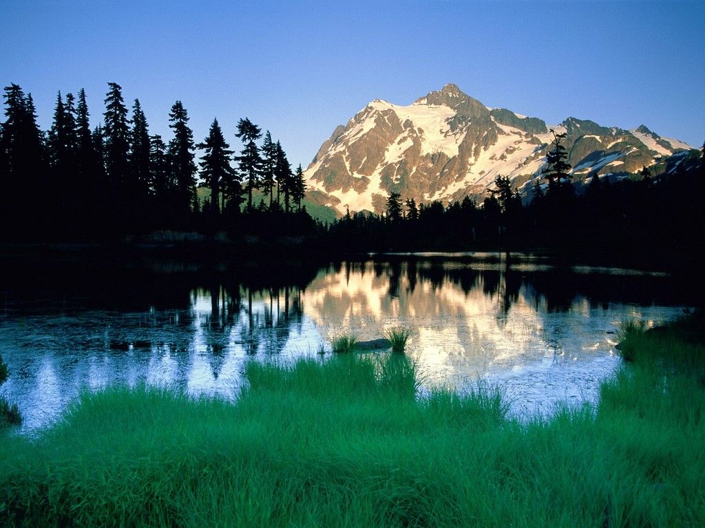 Peak of Summer, Mount Shuksan, North Cascade Mountains < Nature