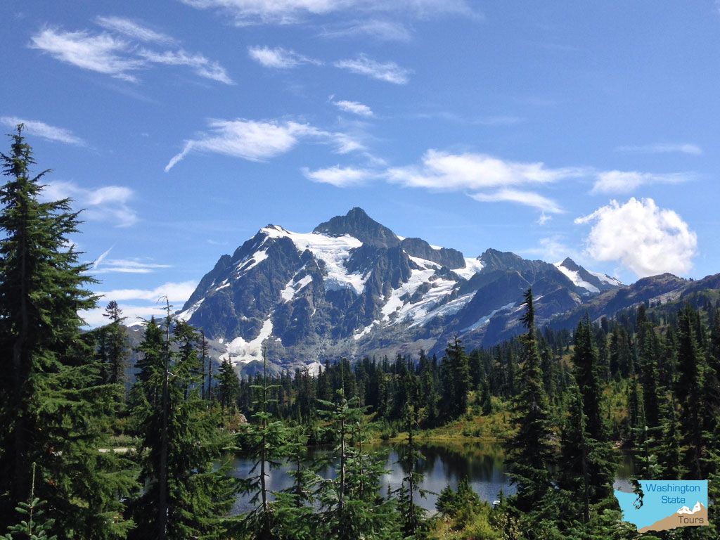 Table Mountain with Mt Baker, Mt Shuksan