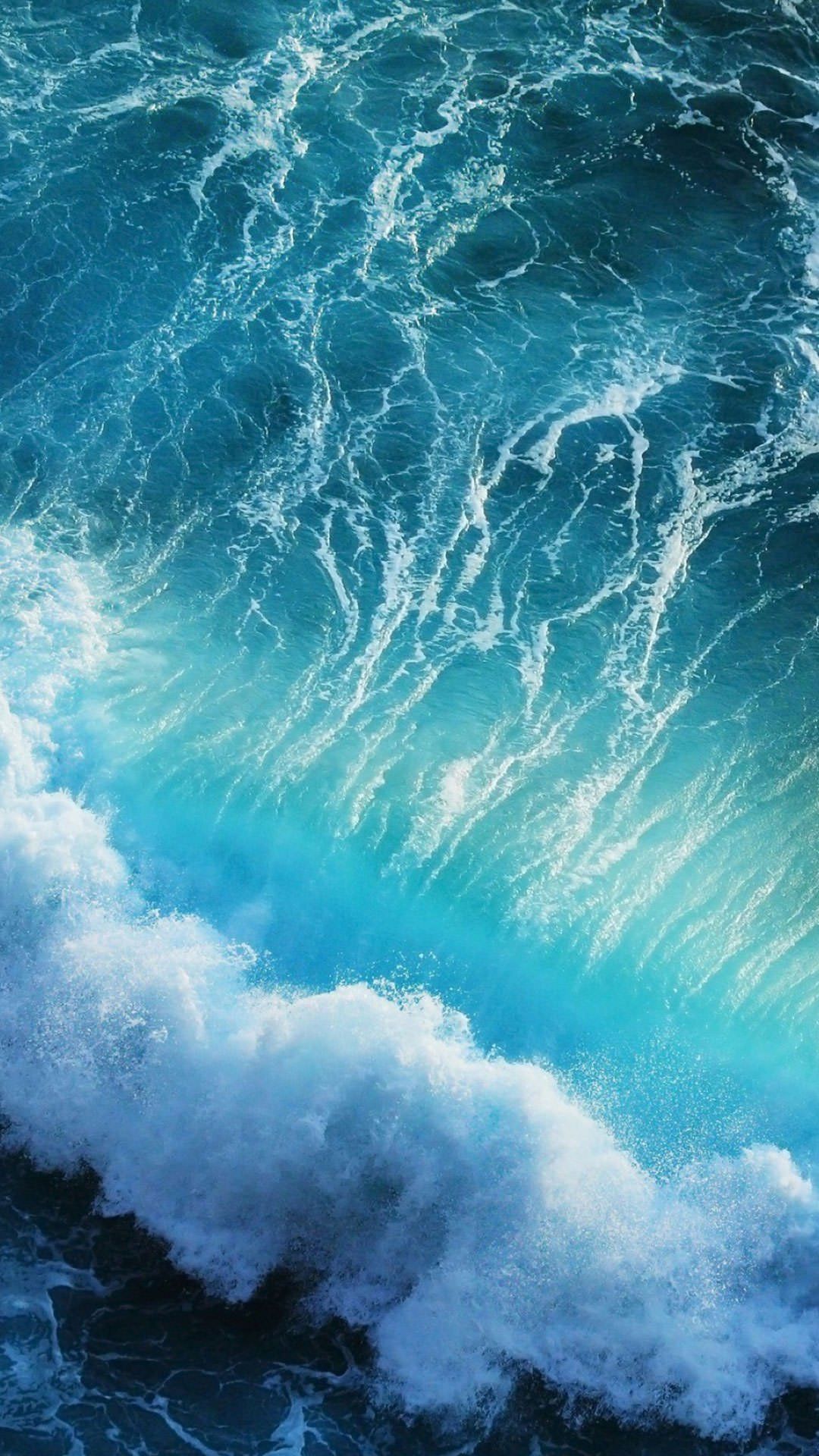 Blue Waves iPhone X Wallpaper. HD Wallpaper, HD Background, Tumblr Background, Image, Picture