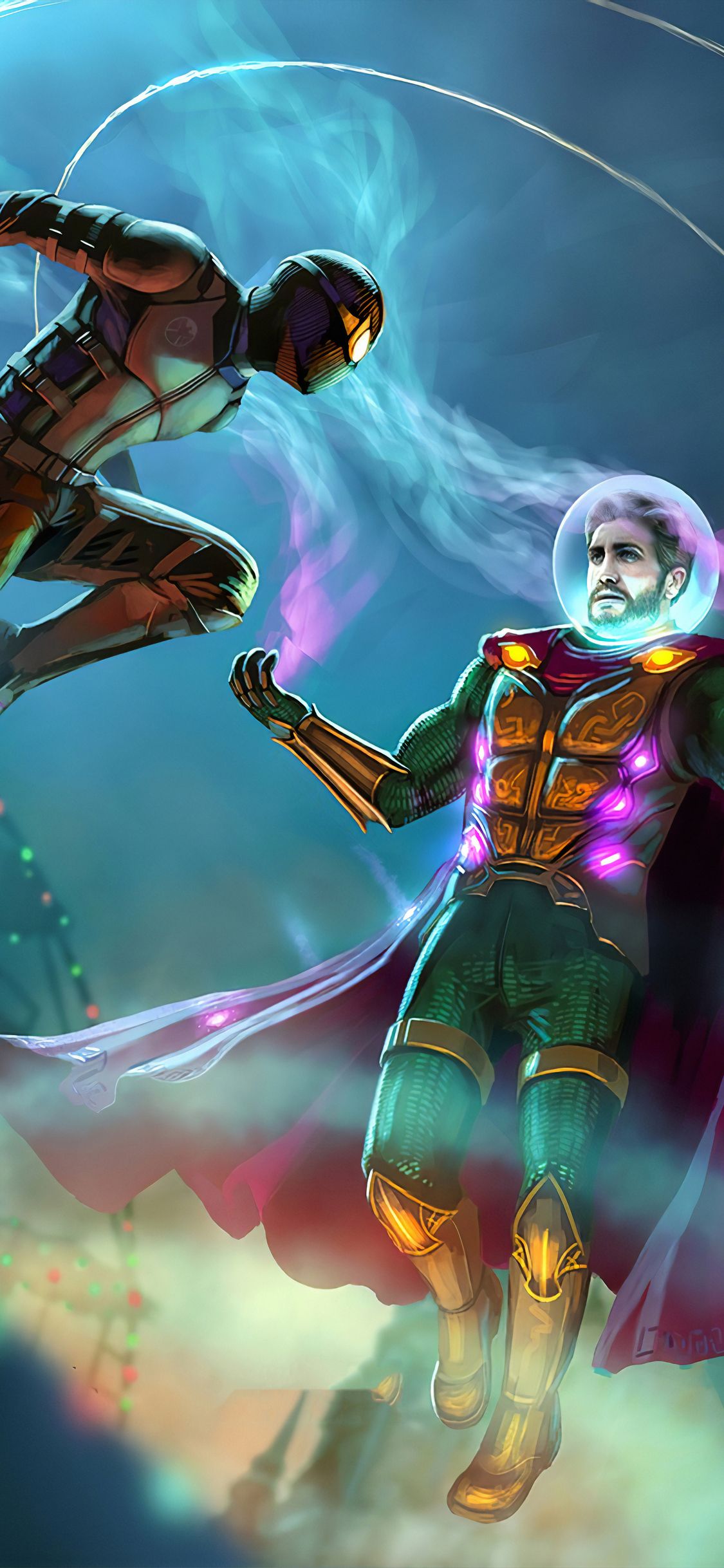 Spiderman And Mysterio New iPhone XS, iPhone 10, iPhone X