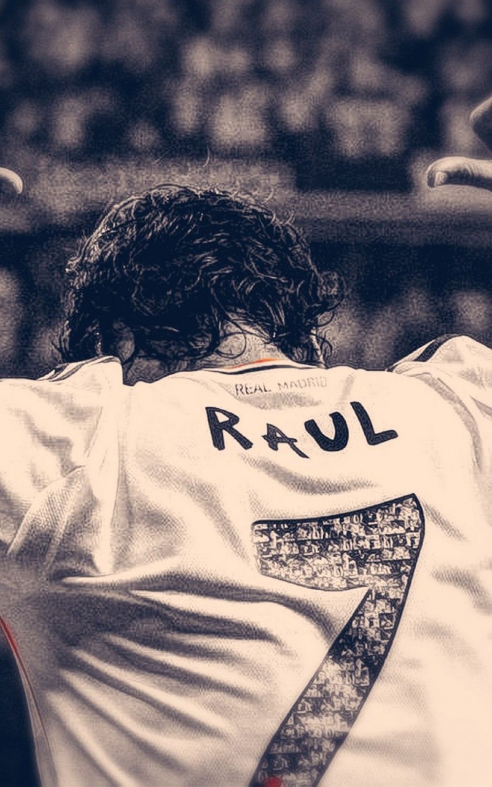 Raul Gonzalez Real Madrid Mobile Wallpaper