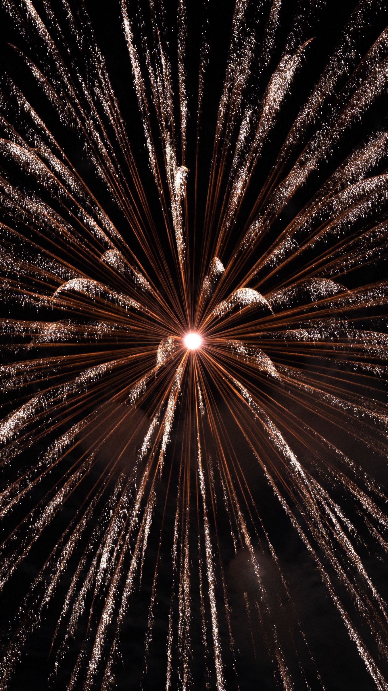 Download wallpaper 1350x2400 salute, fireworks, celebration