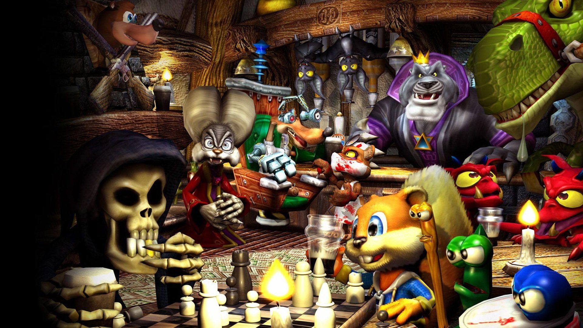 3 Conker's Bad Fur Day HD Wallpapers.