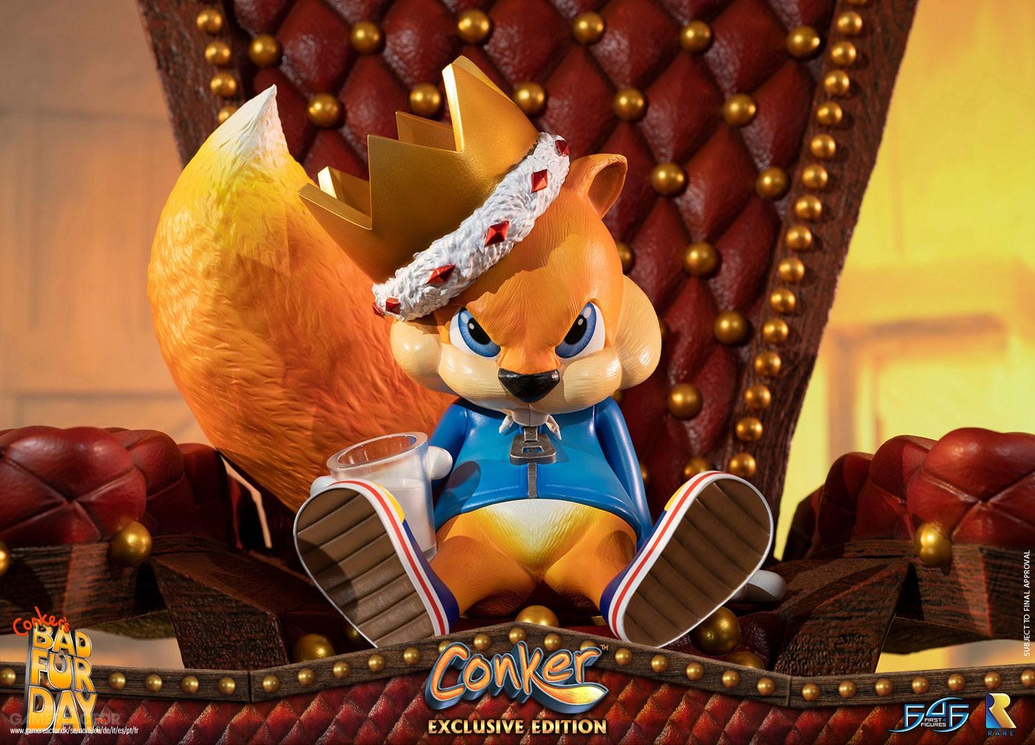 Equally Stunning And Pricey Conker Statue Up For Pre Order: Live & Reloaded