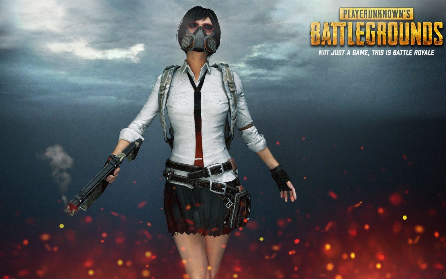 Gas Mask PUBG Player Girl Wallpaper 47273