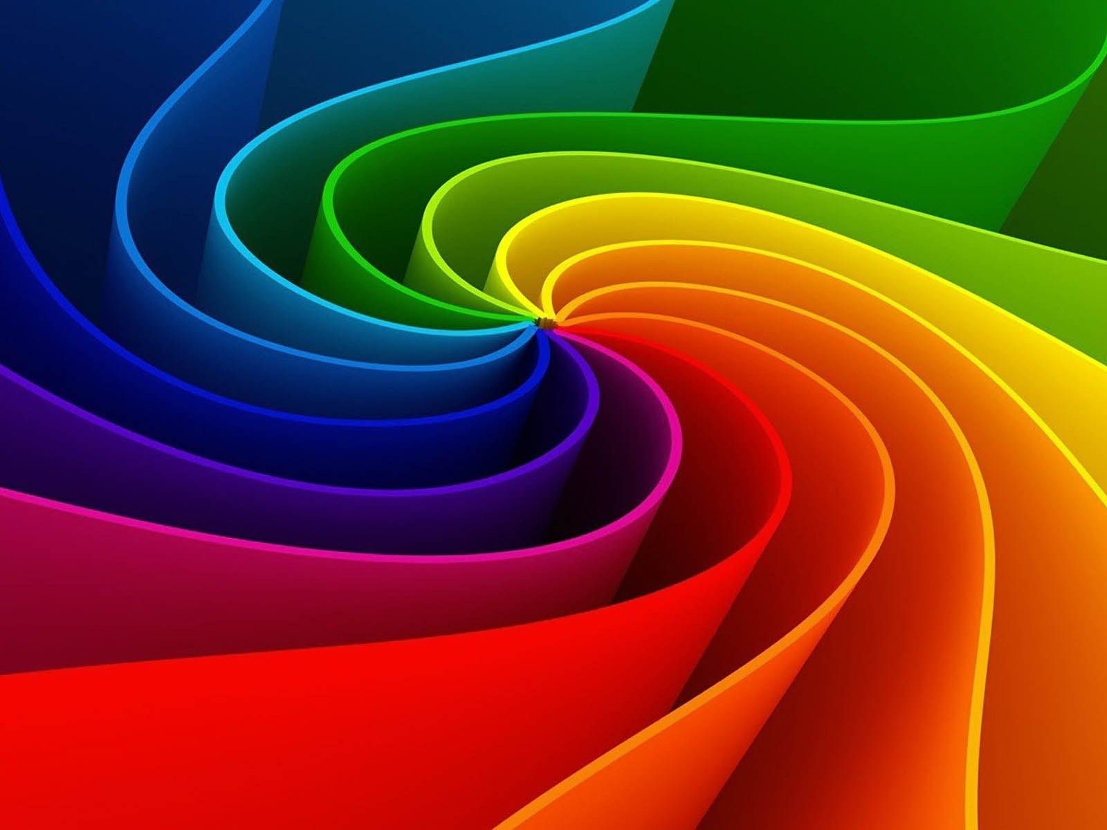 Abstract Rainbow Colours Wallpaper 5 VISION. Rainbow