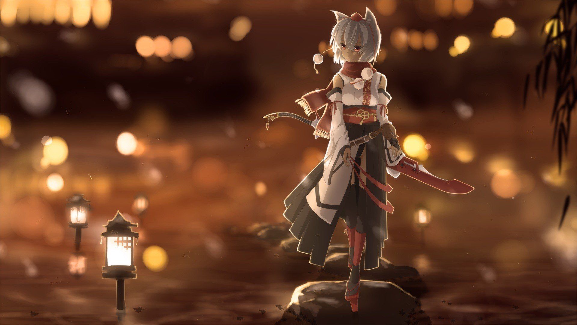 anime, Touhou, Inubashiri Momiji, Anime girls Wallpaper HD