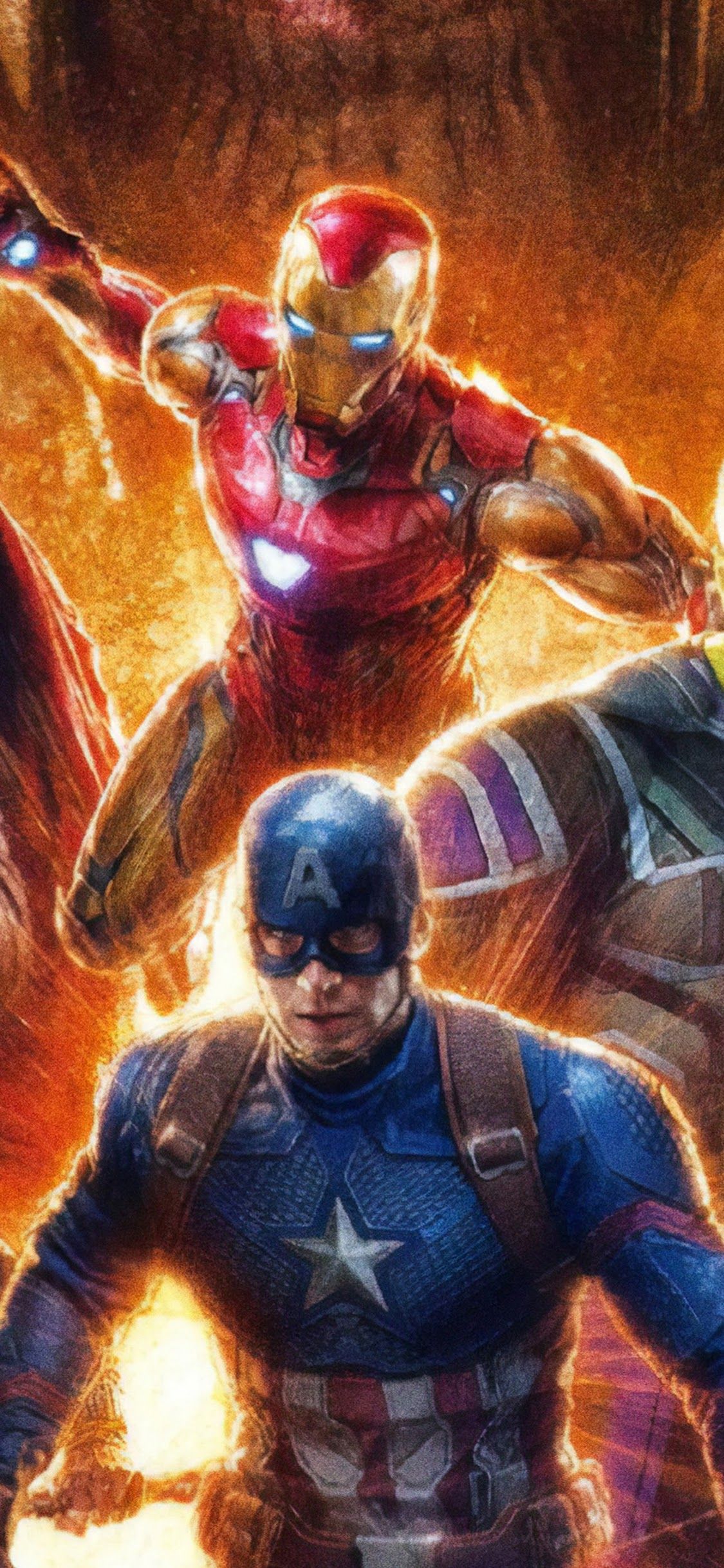 Avengers: Endgame Iron Man Captain America 4K Wallpaper