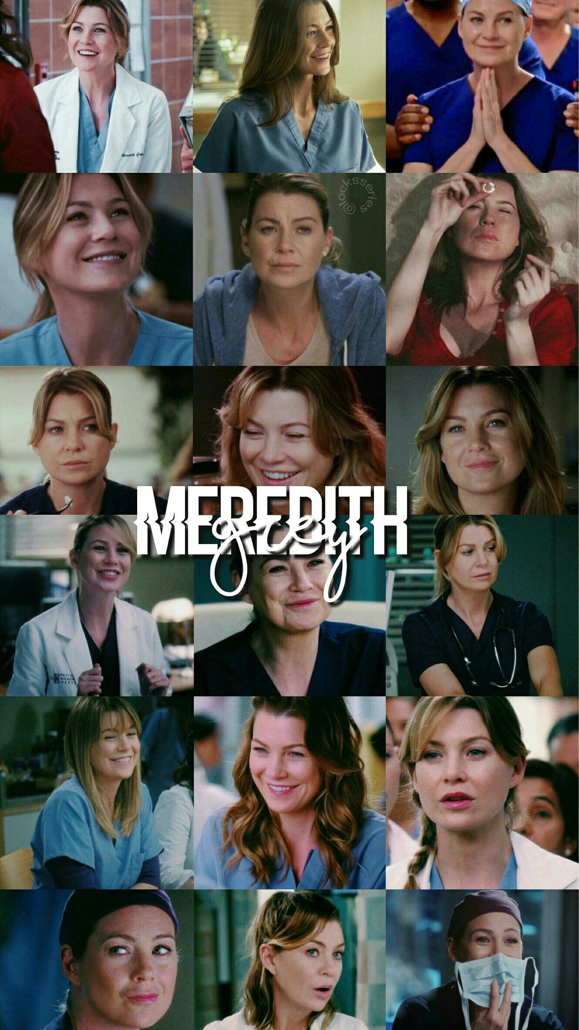 Meredith Grey. Atores de grey's anatomy, Meredith grey, Grey's