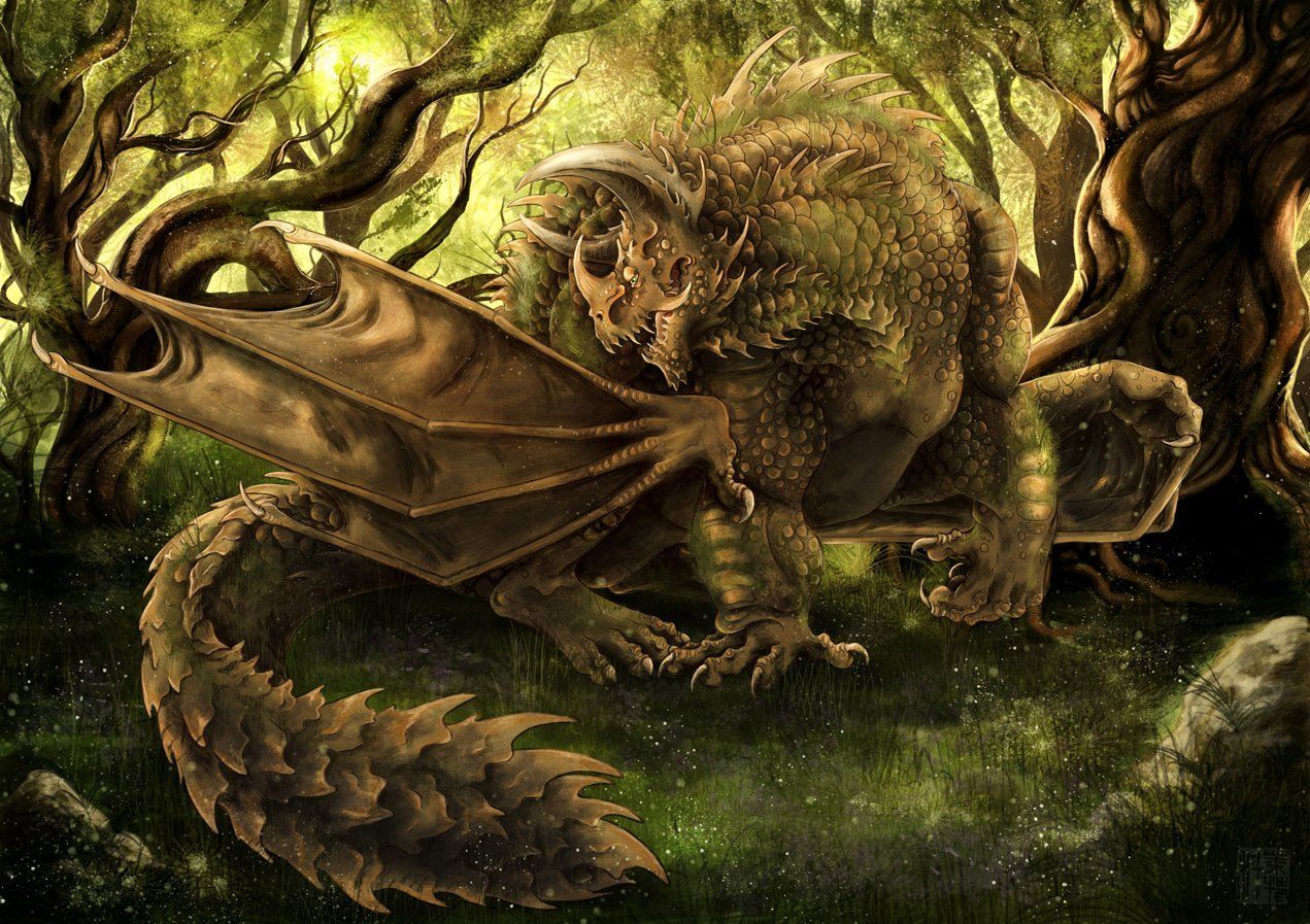 mythical earth dragons