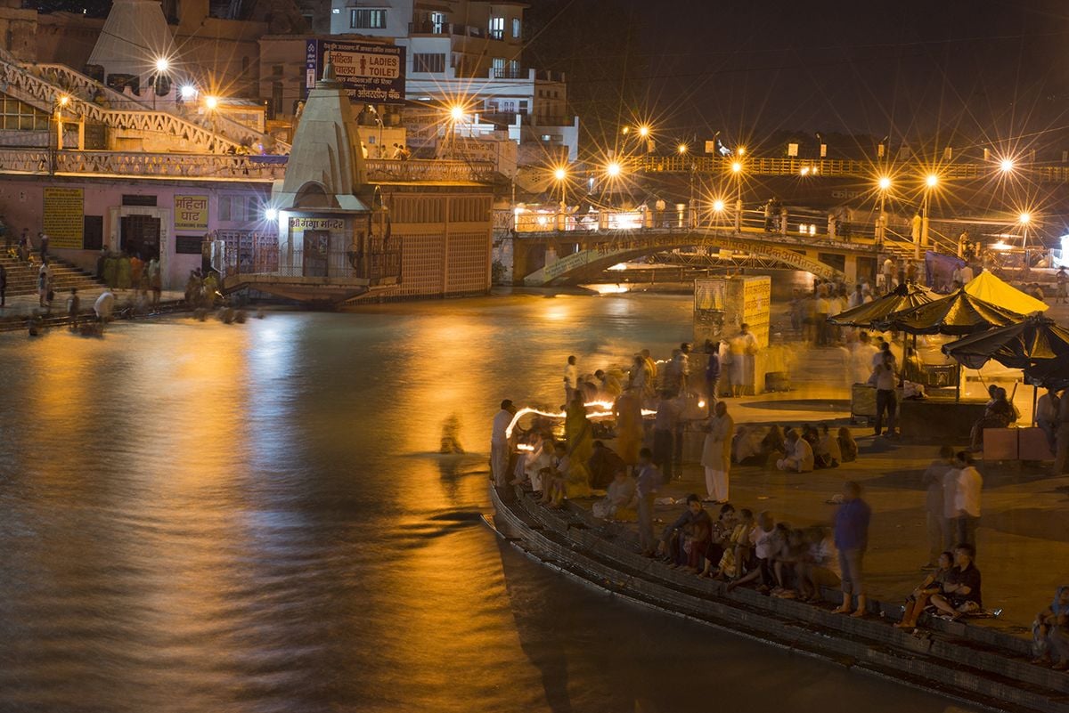 HARIDWAR, INDIA - JULY 15, 2019: Har Ki Pauri is a Famous Ghat on the Banks  of the Ganges in Haridwar, India. this Revered Place Editorial Image -  Image of asia, puja: 180960770