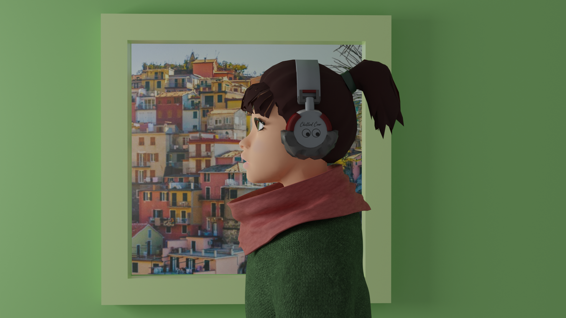 i'm working on a 3D version of everyone's favourite lofi study