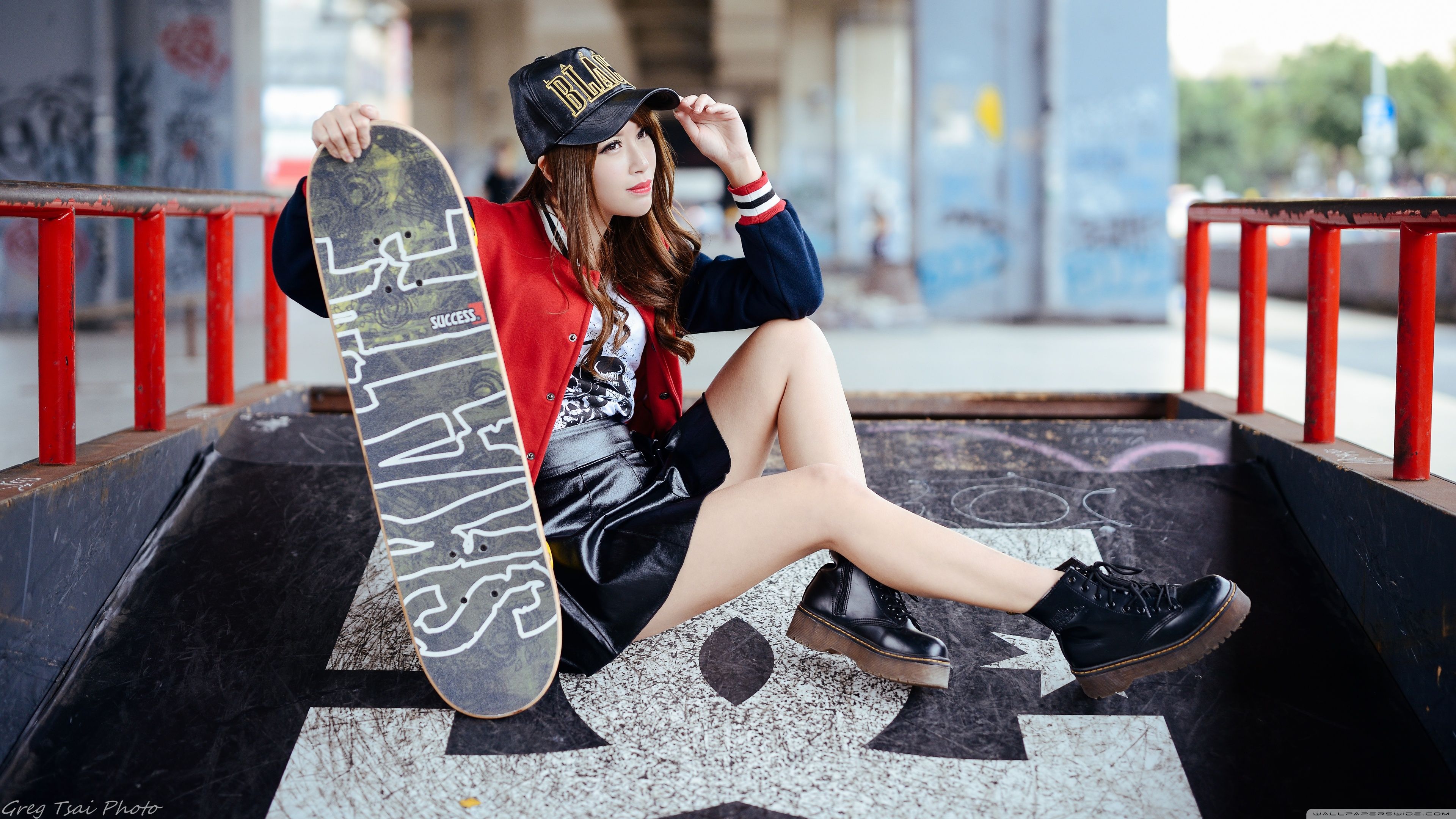Girl Skateboarder Style Ultra HD .wallpaperwide.com