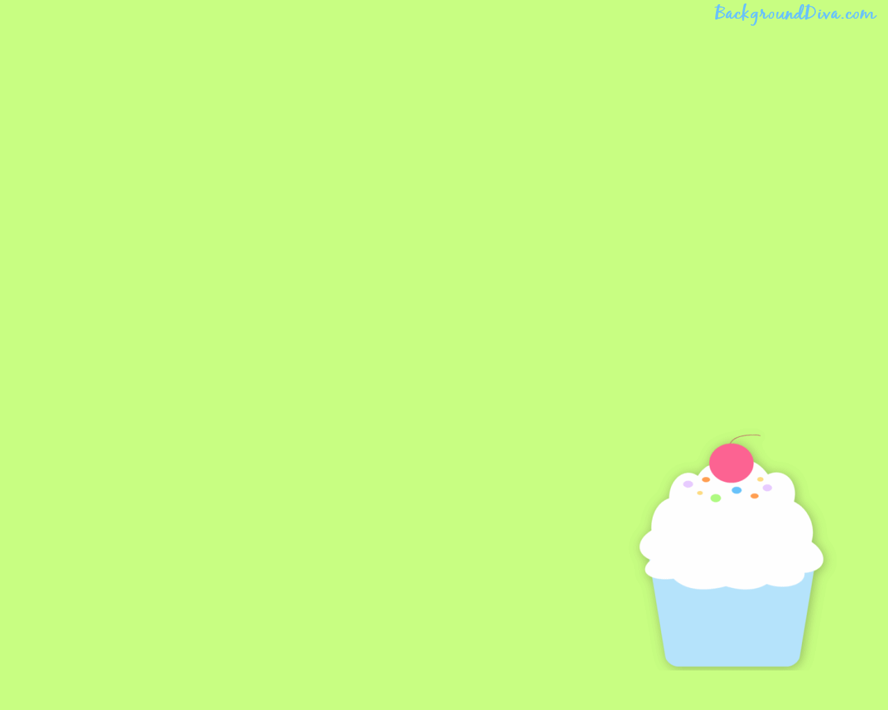 Cute Cupcake Wallpaper