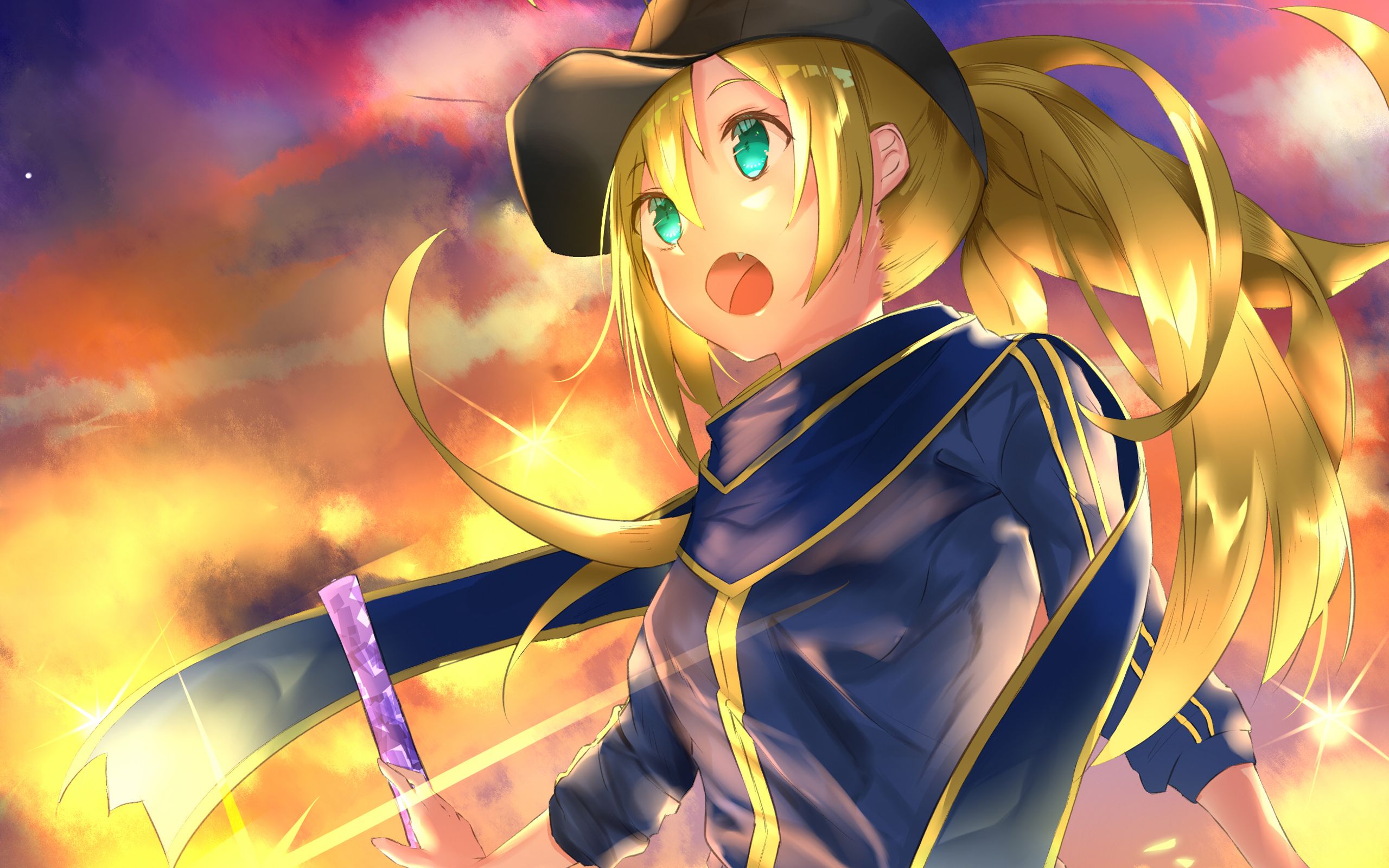 Download wallpaper Mysterious Heroine X, art, anime characters, Fate Grand Order for desktop with resolution 2560x1600. High Quality HD picture wallpaper