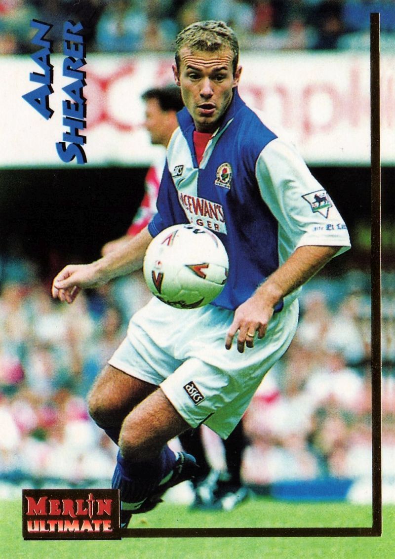Alan Shearer of Blackburn Rovers in 1994. Alan